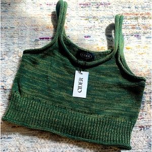 Sweater Crop Tank
